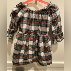 Girls Gap tartan dress